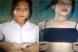 Clip sex nữ sinh muốn chịch nhau ngoài vườn